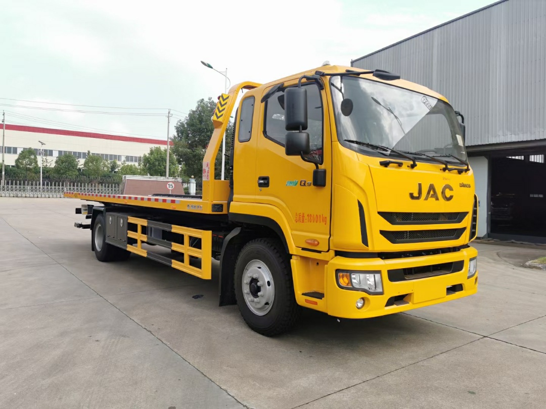 江淮 高端一拖二大黃牌清障車